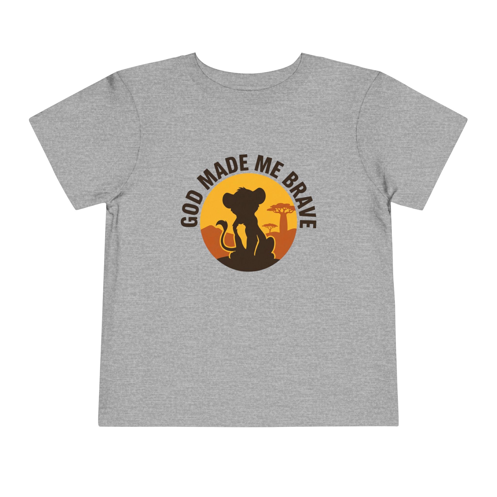God Made Me Brave Toddler T-shirt