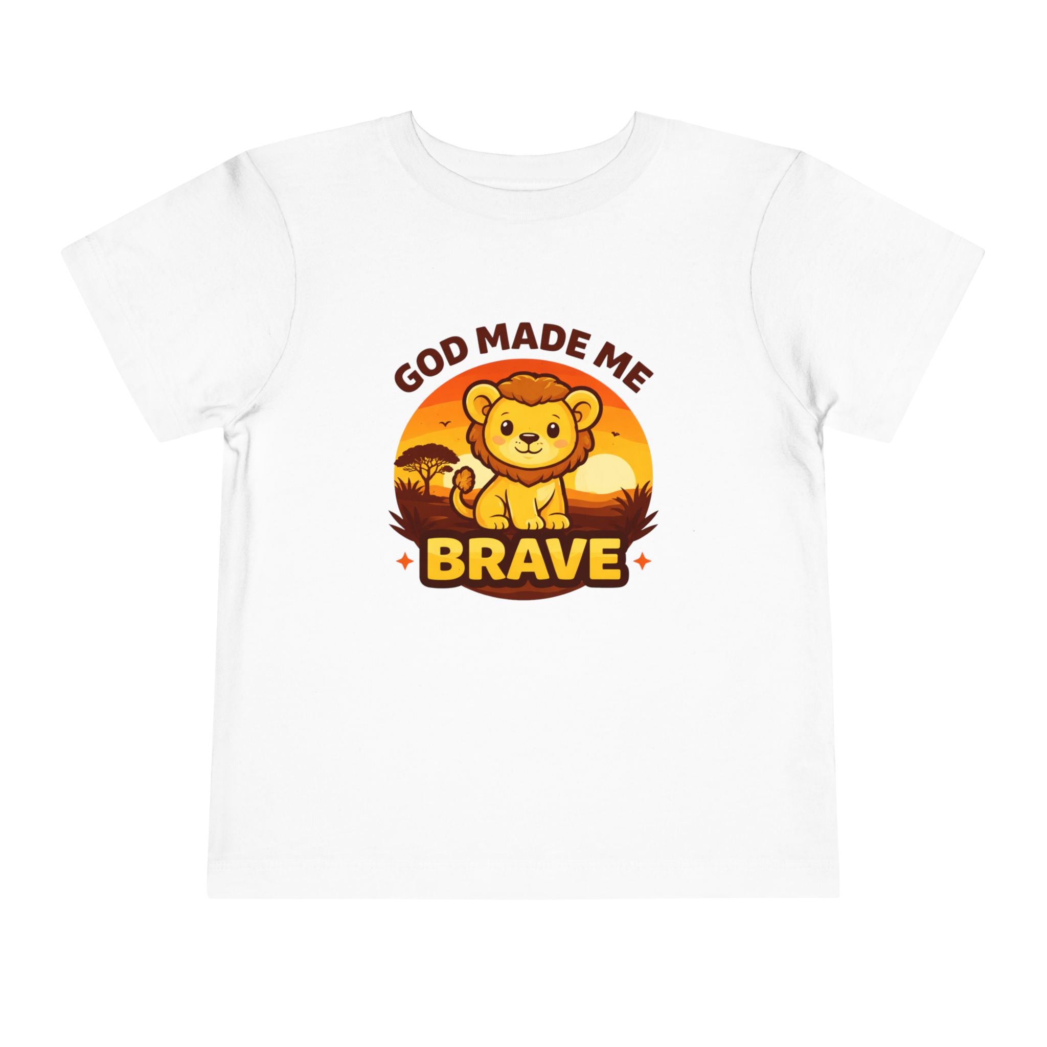 God Made Me Brave Toddler T-shirt