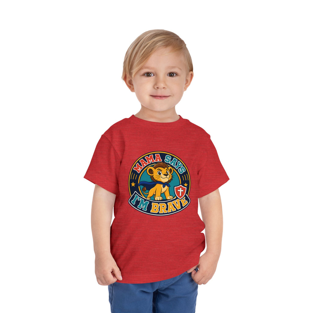 Mama Says Im Brave Lion Shirt