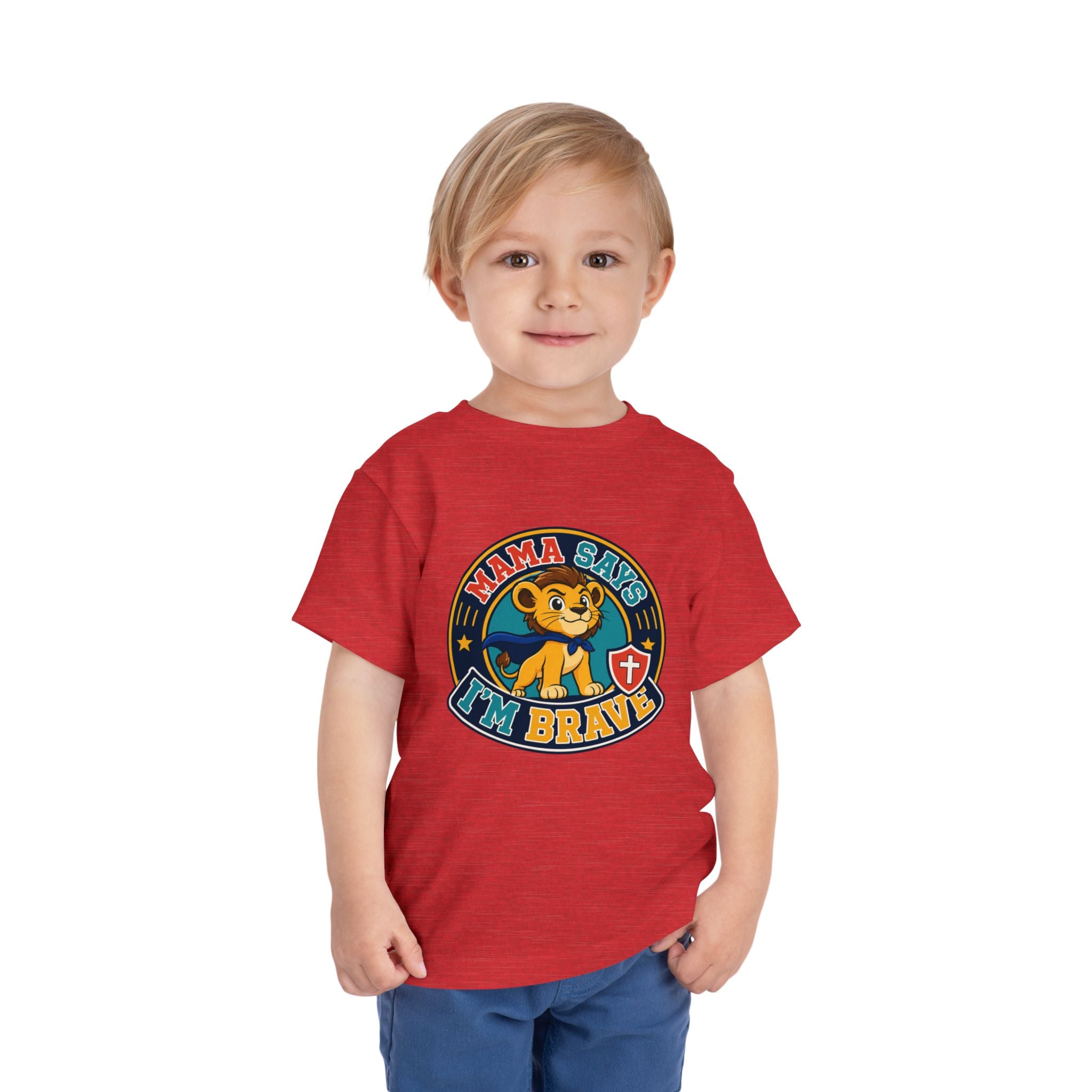 Mama Says Im Brave Lion Shirt