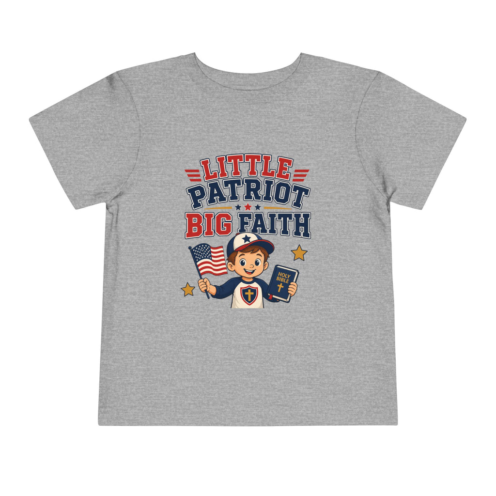 Little Patriot Big Faith Shirt
