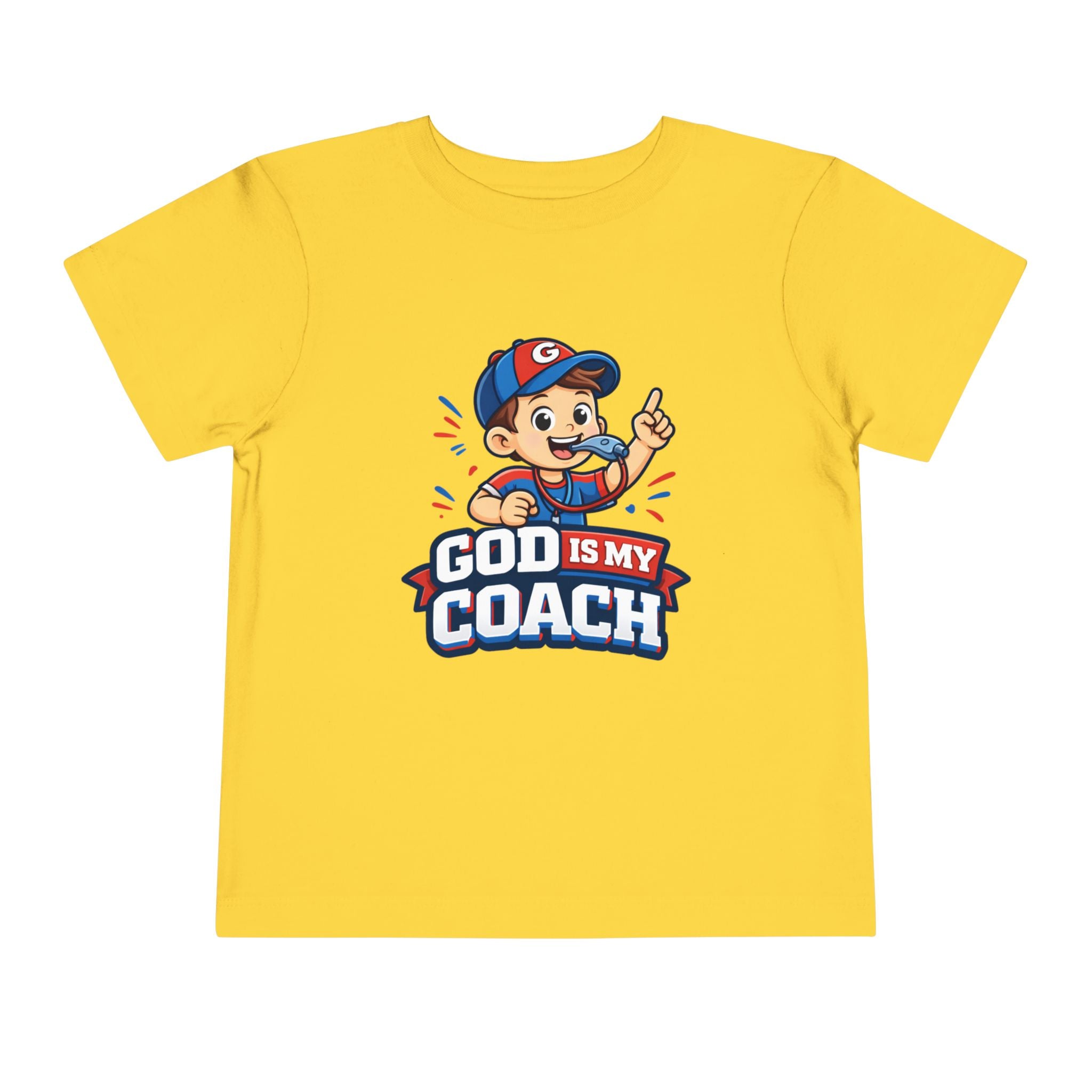 God is My Coach Toddler T-shirt