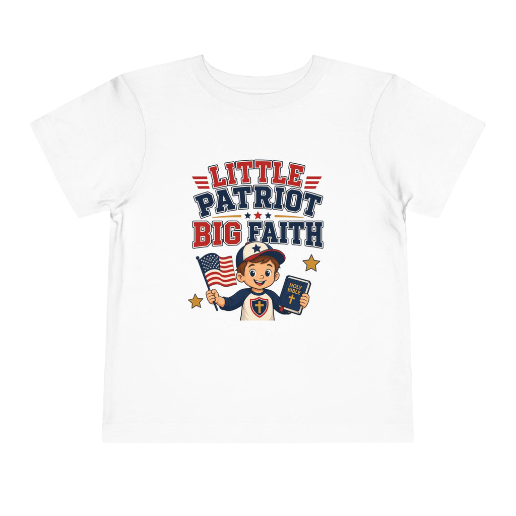 Little Patriot Big Faith Shirt