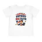 Little Patriot Big Faith Shirt