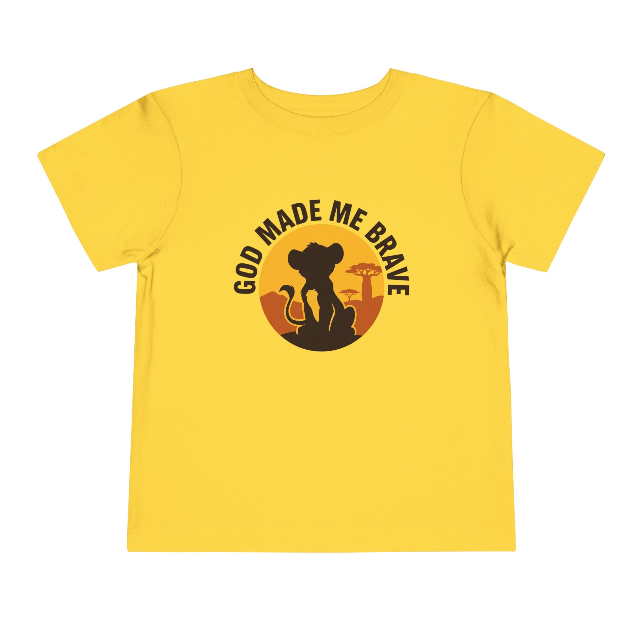 God Made Me Brave Toddler T-shirt