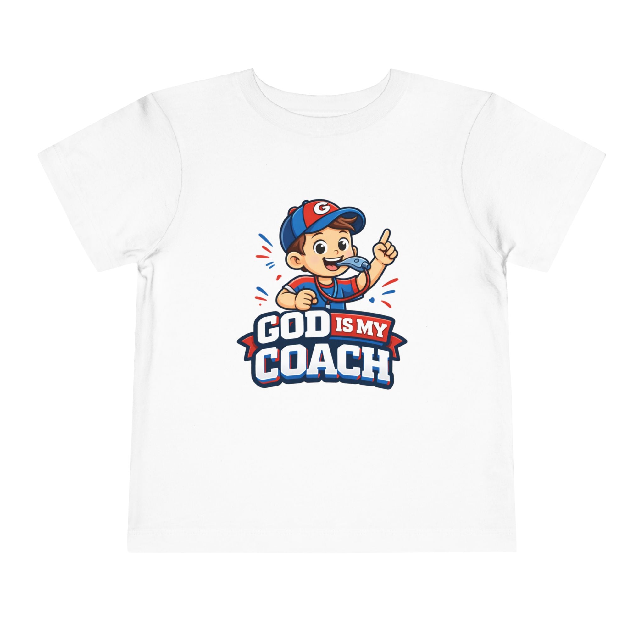 God is My Coach Toddler T-shirt