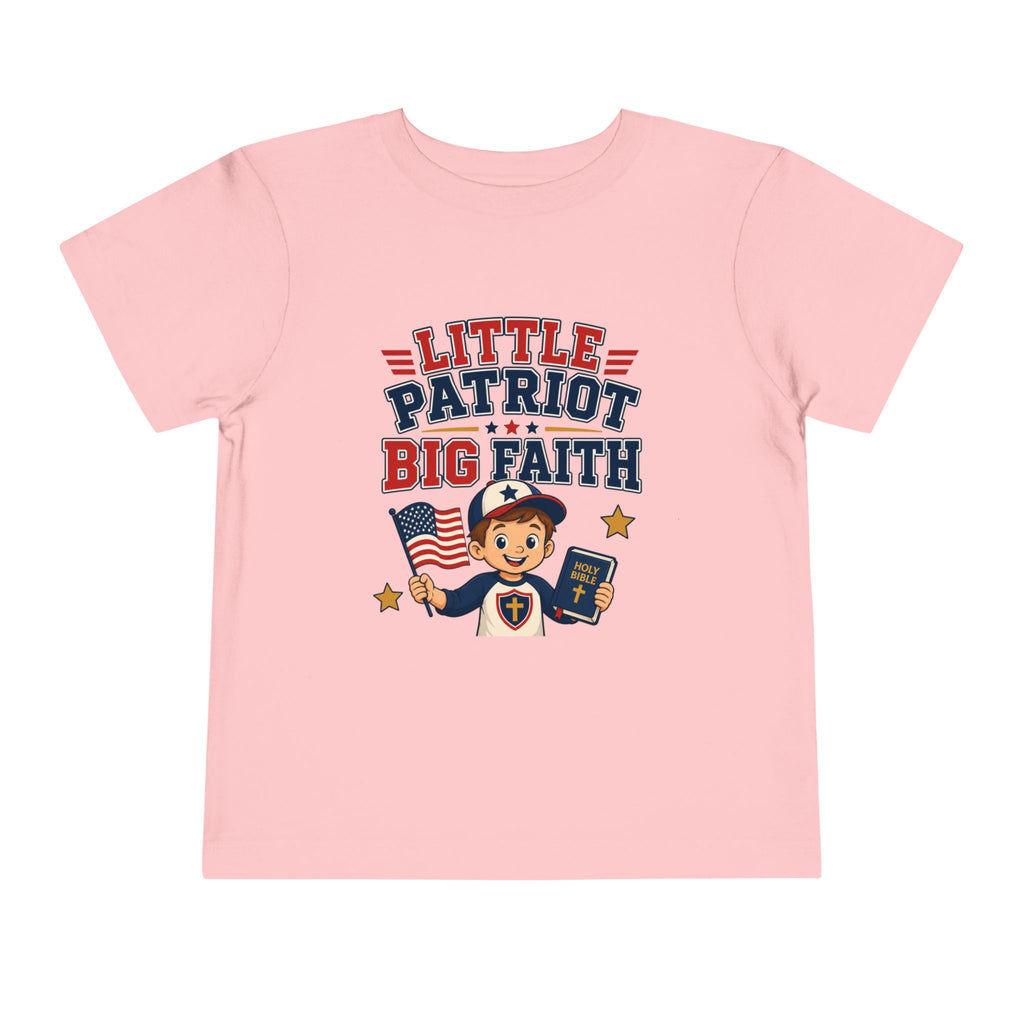 Little Patriot Big Faith Shirt