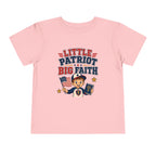 Little Patriot Big Faith Shirt
