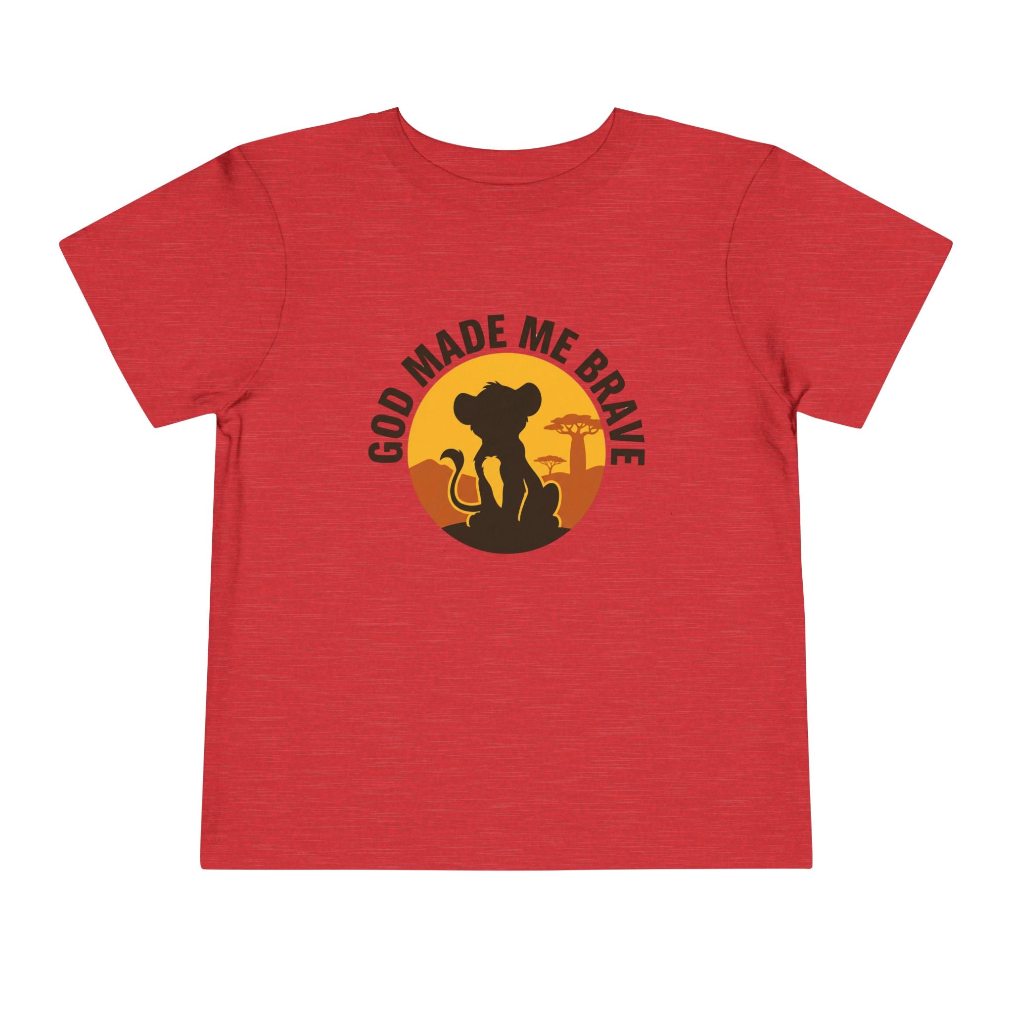 God Made Me Brave Toddler T-shirt