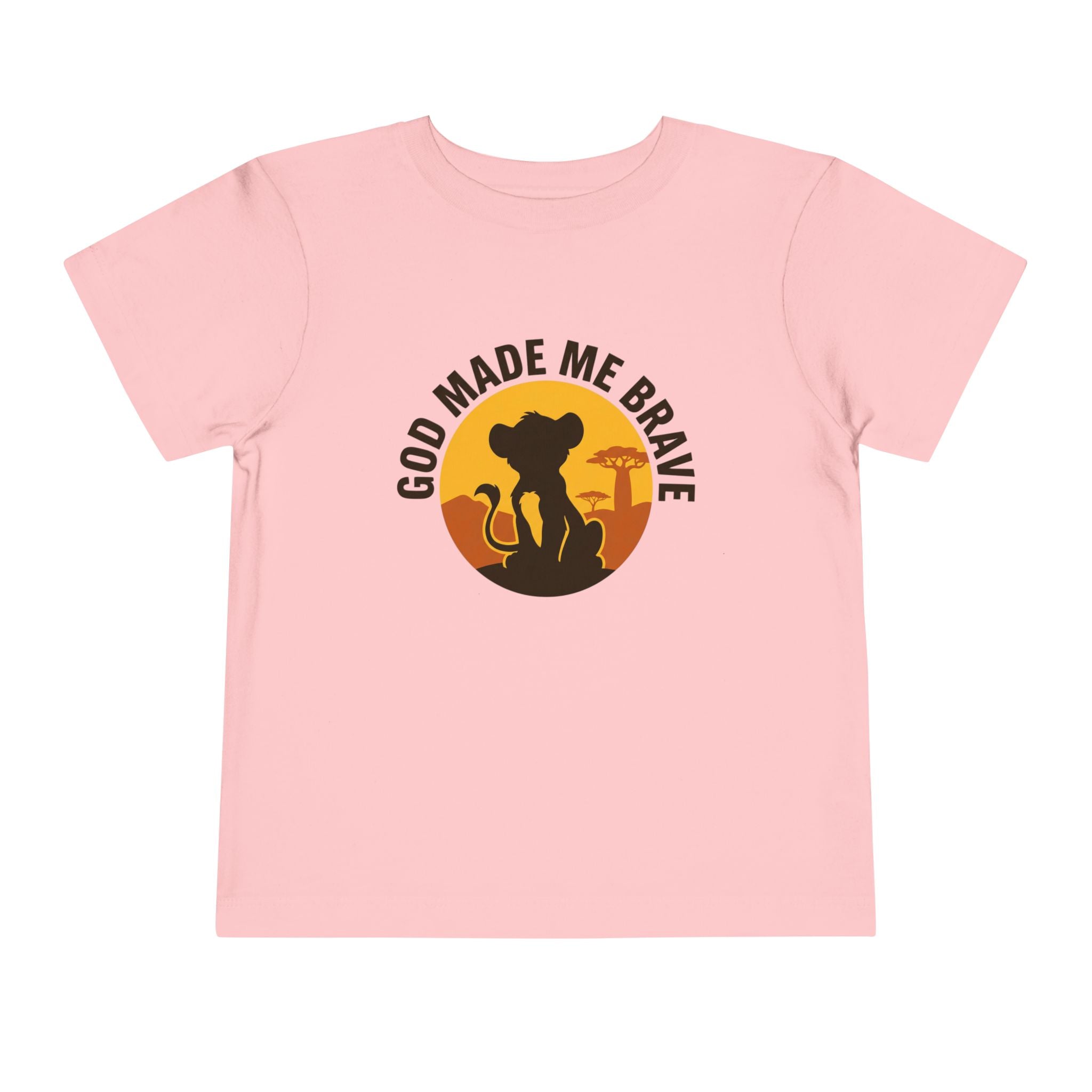God Made Me Brave Toddler T-shirt