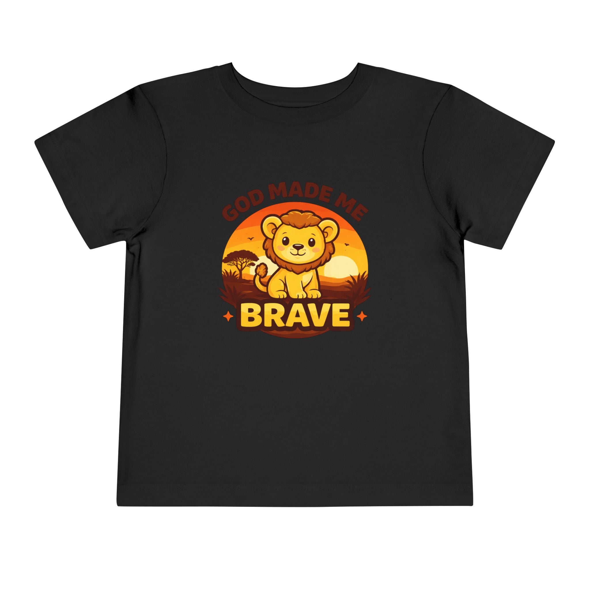 God Made Me Brave Toddler T-shirt