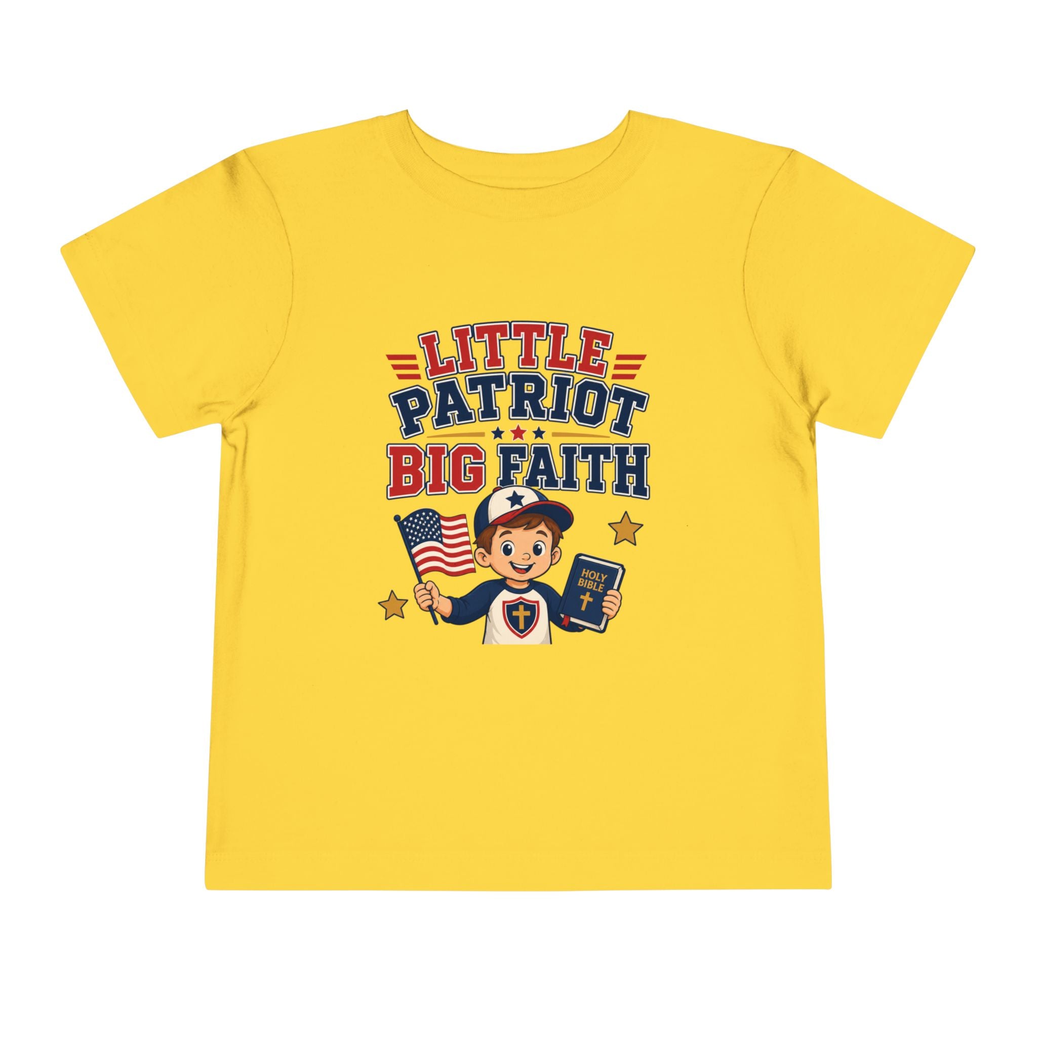 Little Patriot Big Faith Shirt