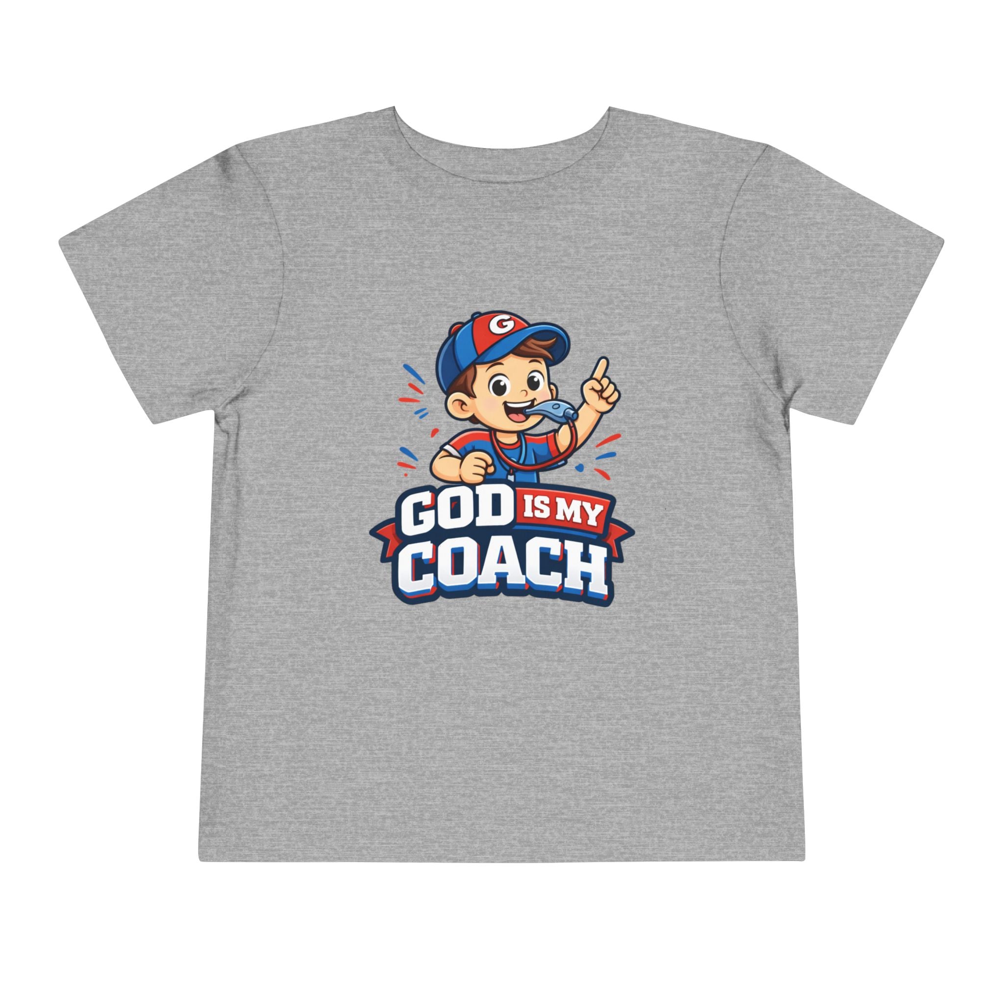 God is My Coach Toddler T-shirt