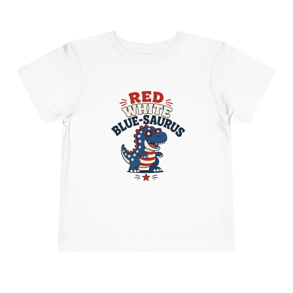 Red White Blue-saurus Dino Shirt