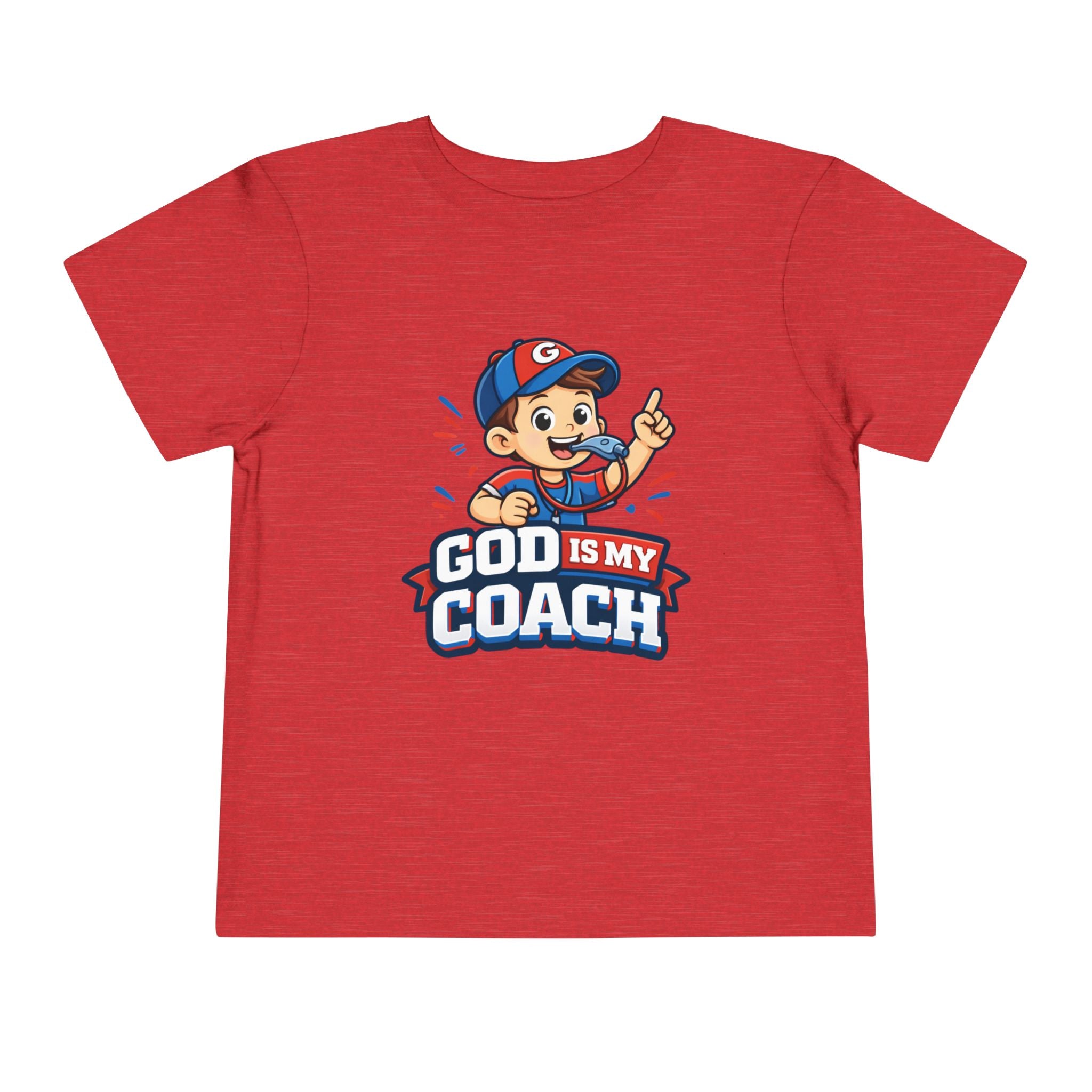 God is My Coach Toddler T-shirt