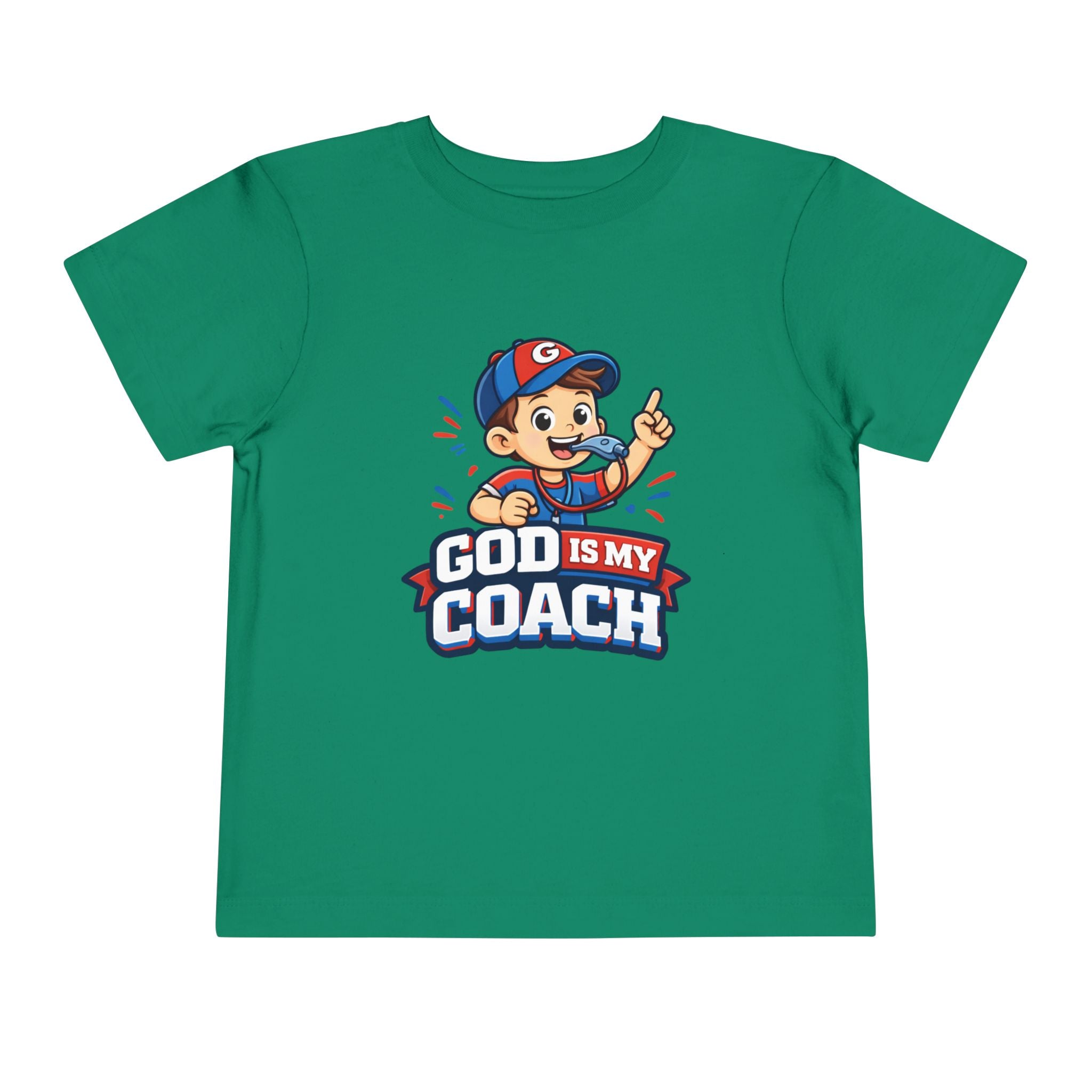 God is My Coach Toddler T-shirt