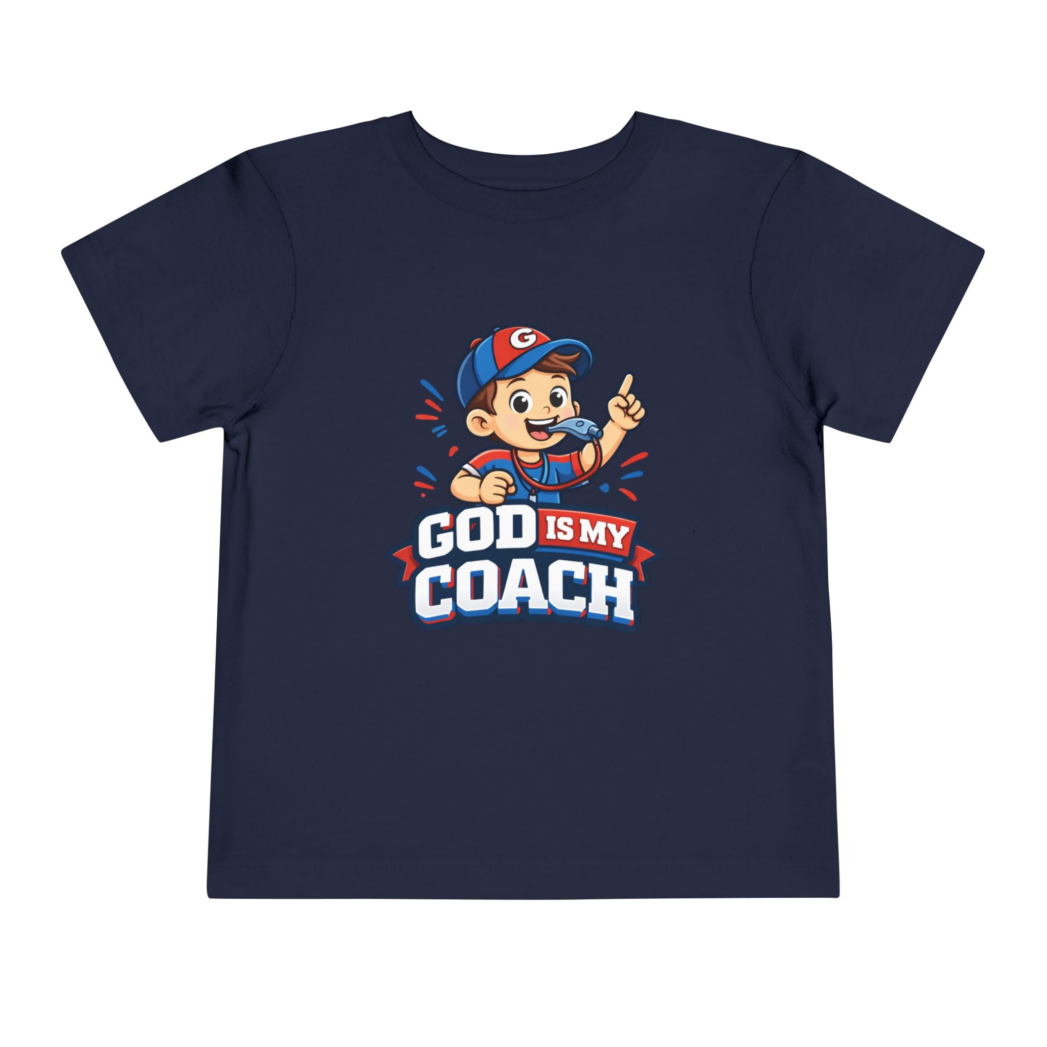 God is My Coach Toddler T-shirt
