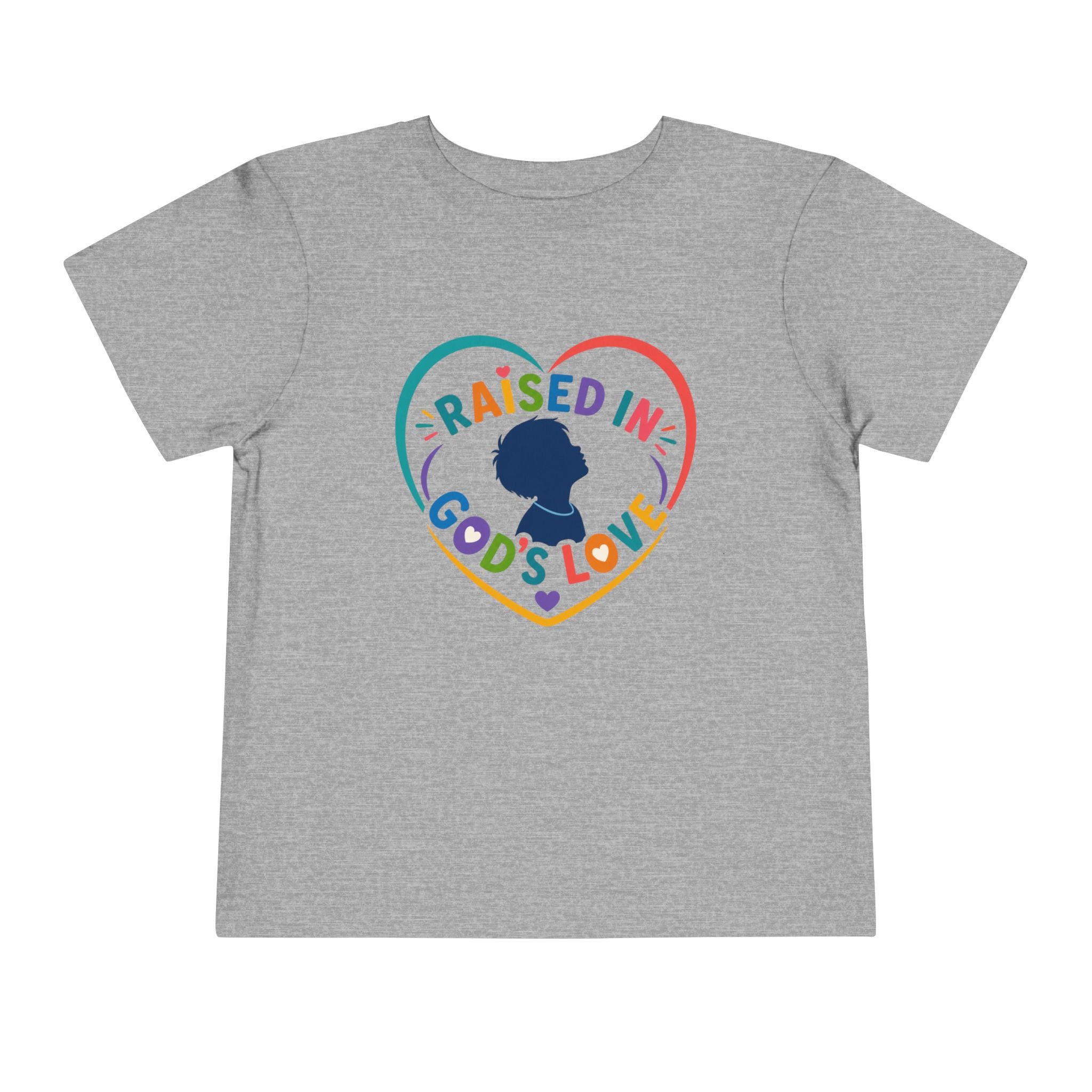 Raised in Gods Love Heart Shirt