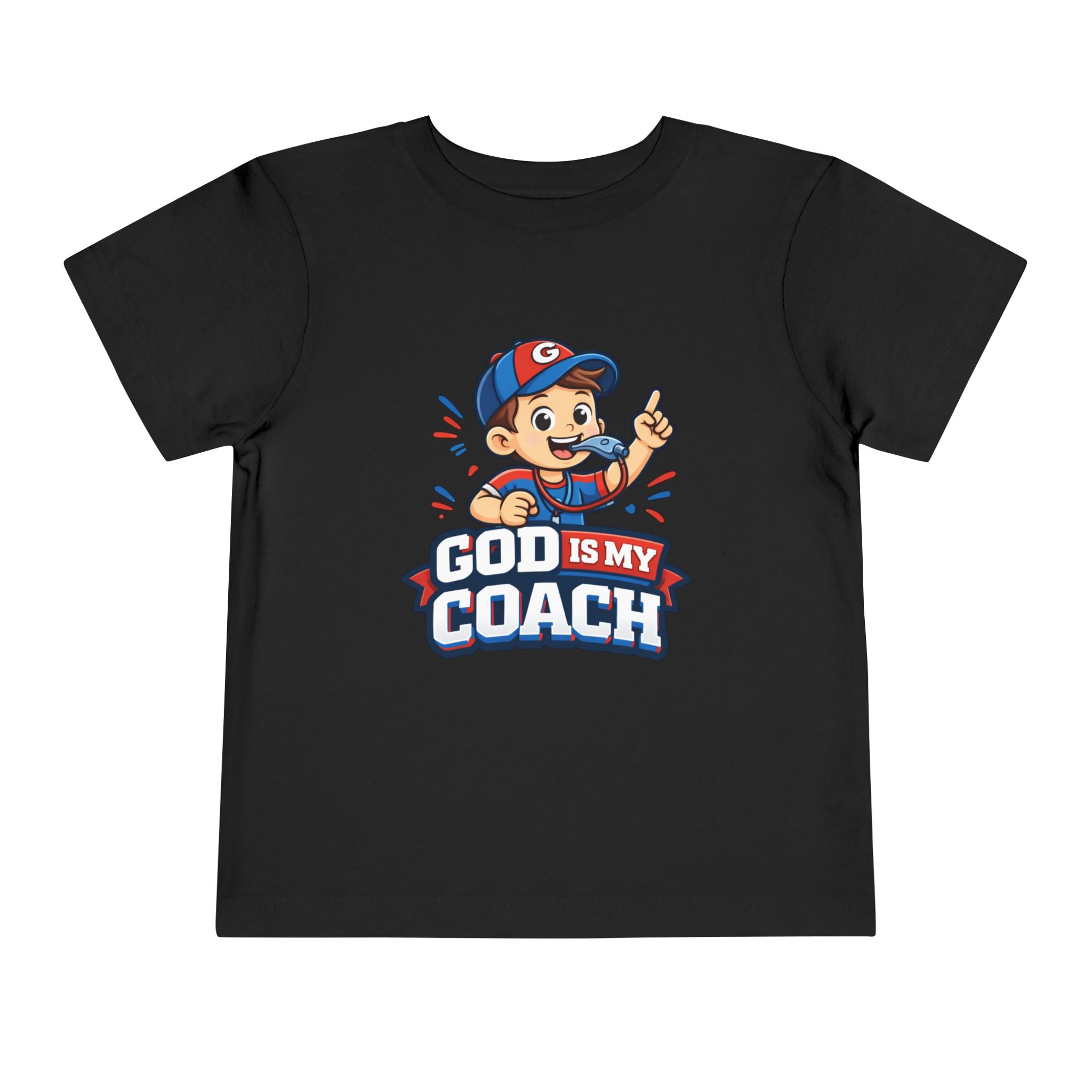 God is My Coach Toddler T-shirt