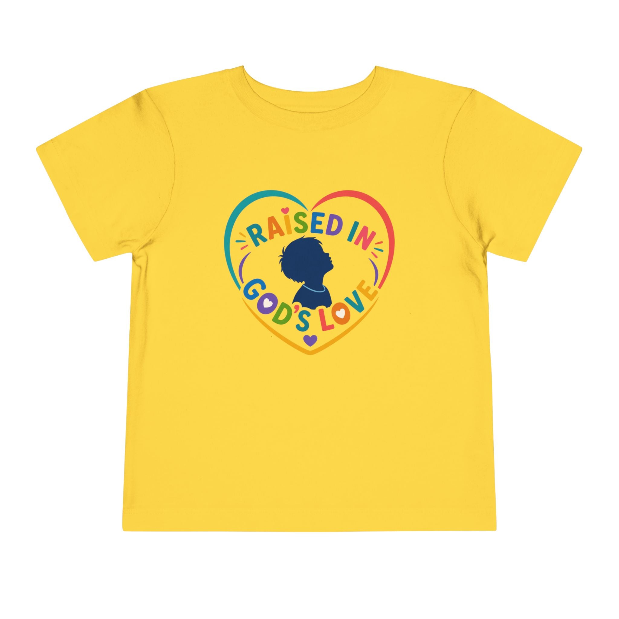 Raised in Gods Love Heart Shirt