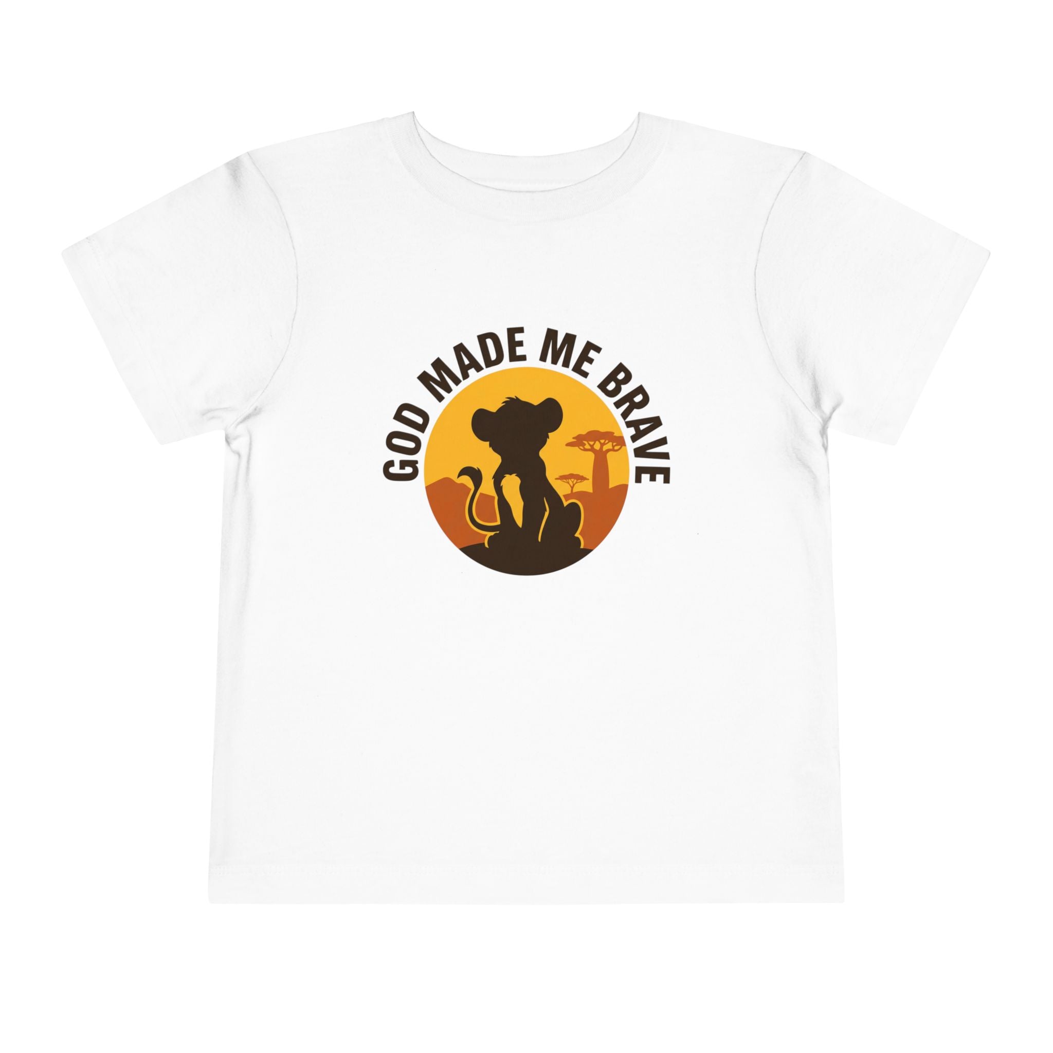 God Made Me Brave Toddler T-shirt