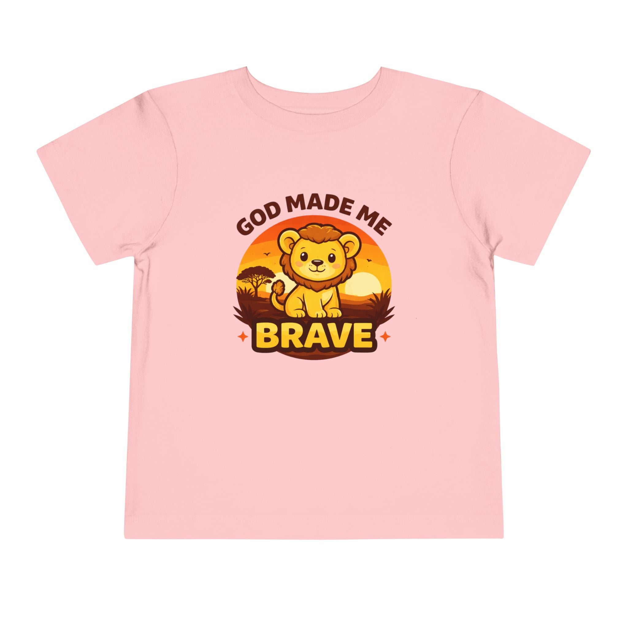 God Made Me Brave Toddler T-shirt