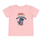 Red White Blue-saurus Dino Shirt