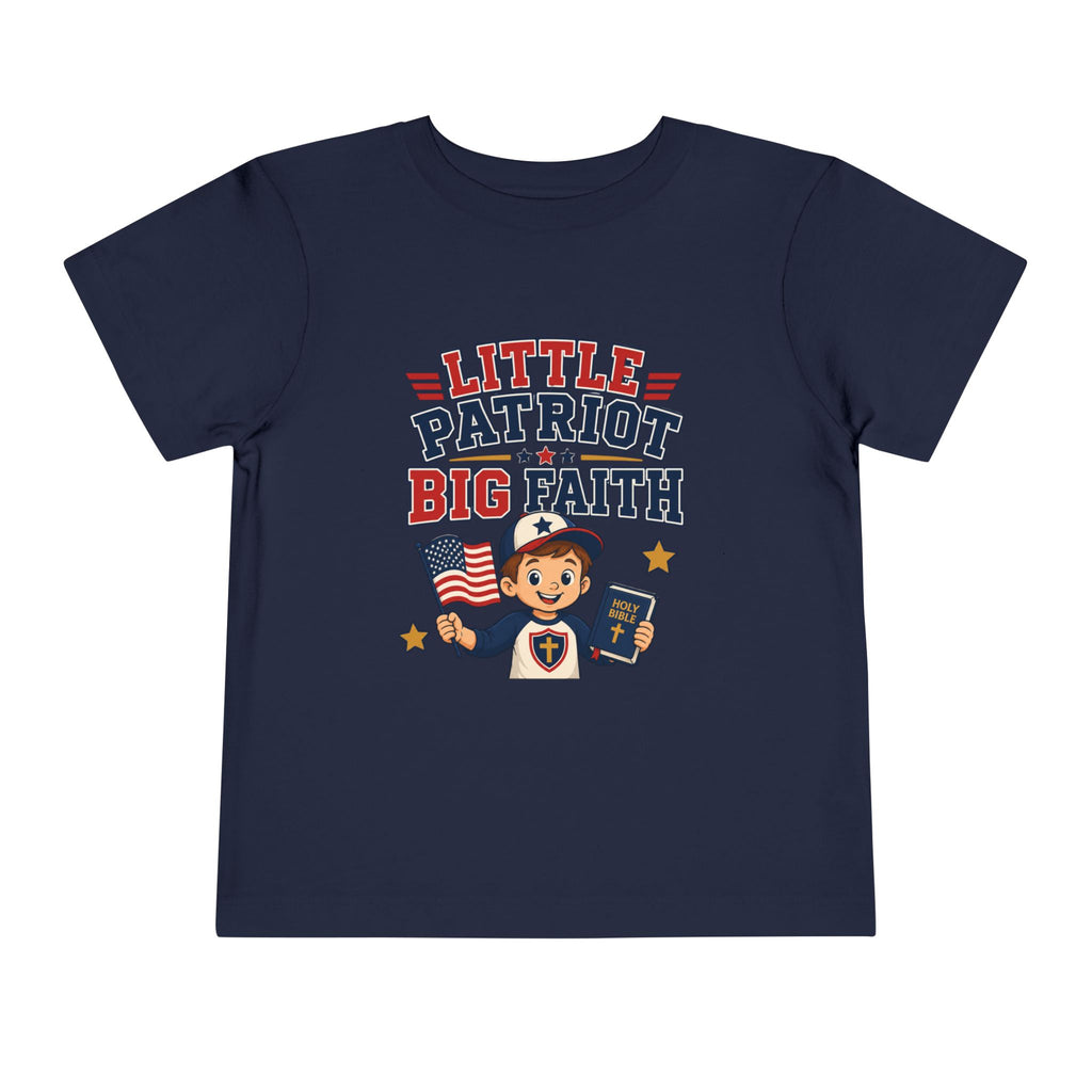 Little Patriot Big Faith Shirt