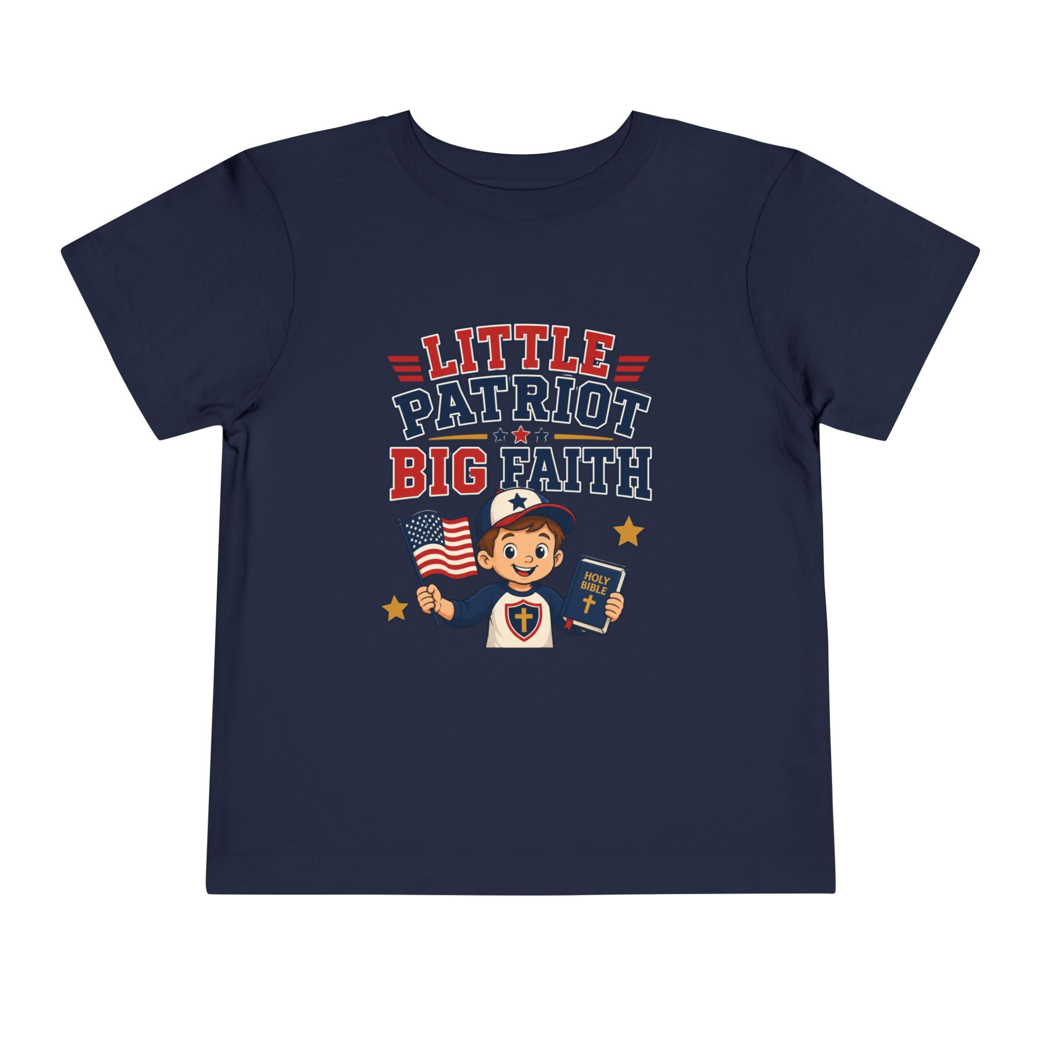 Little Patriot Big Faith Shirt