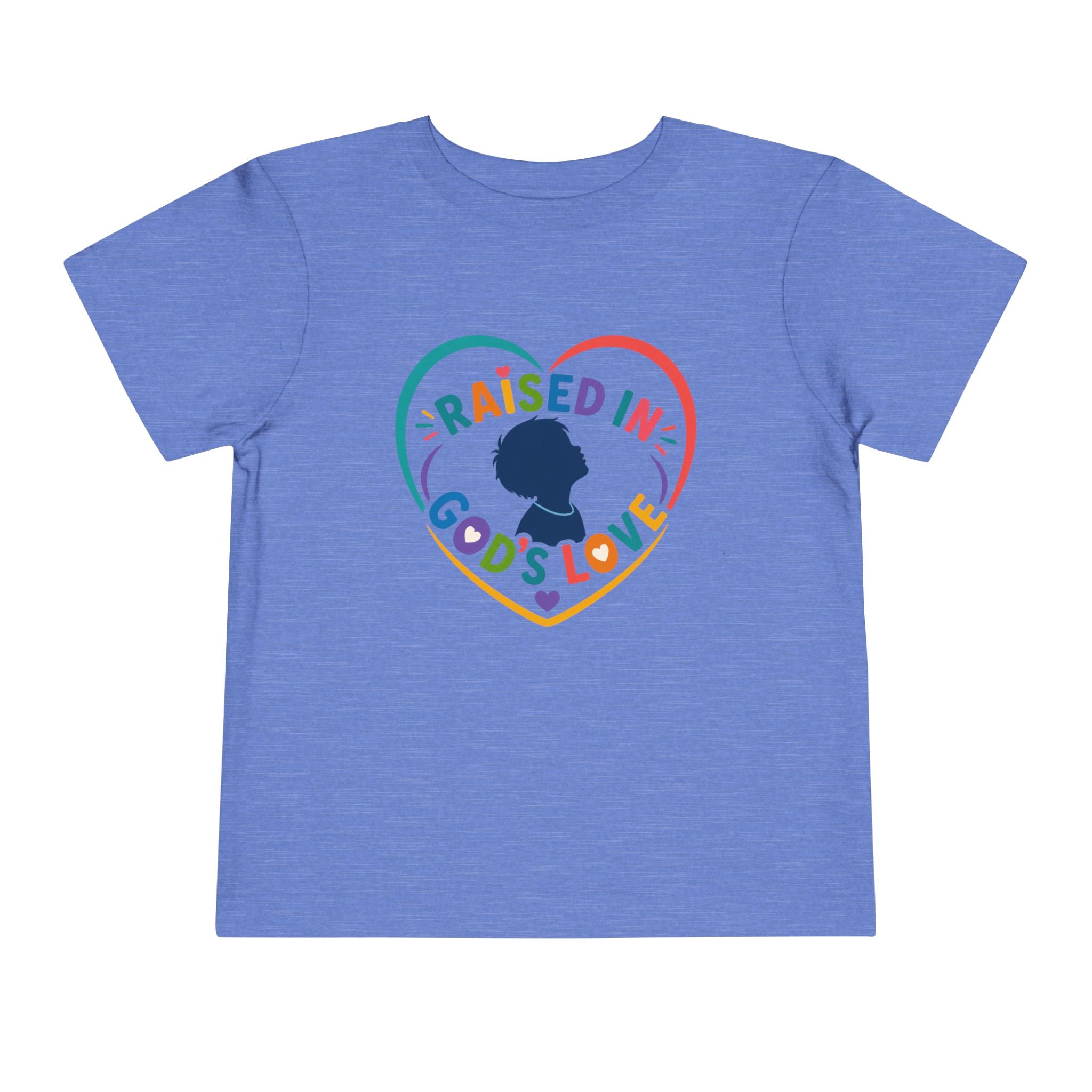 Raised in Gods Love Heart Shirt