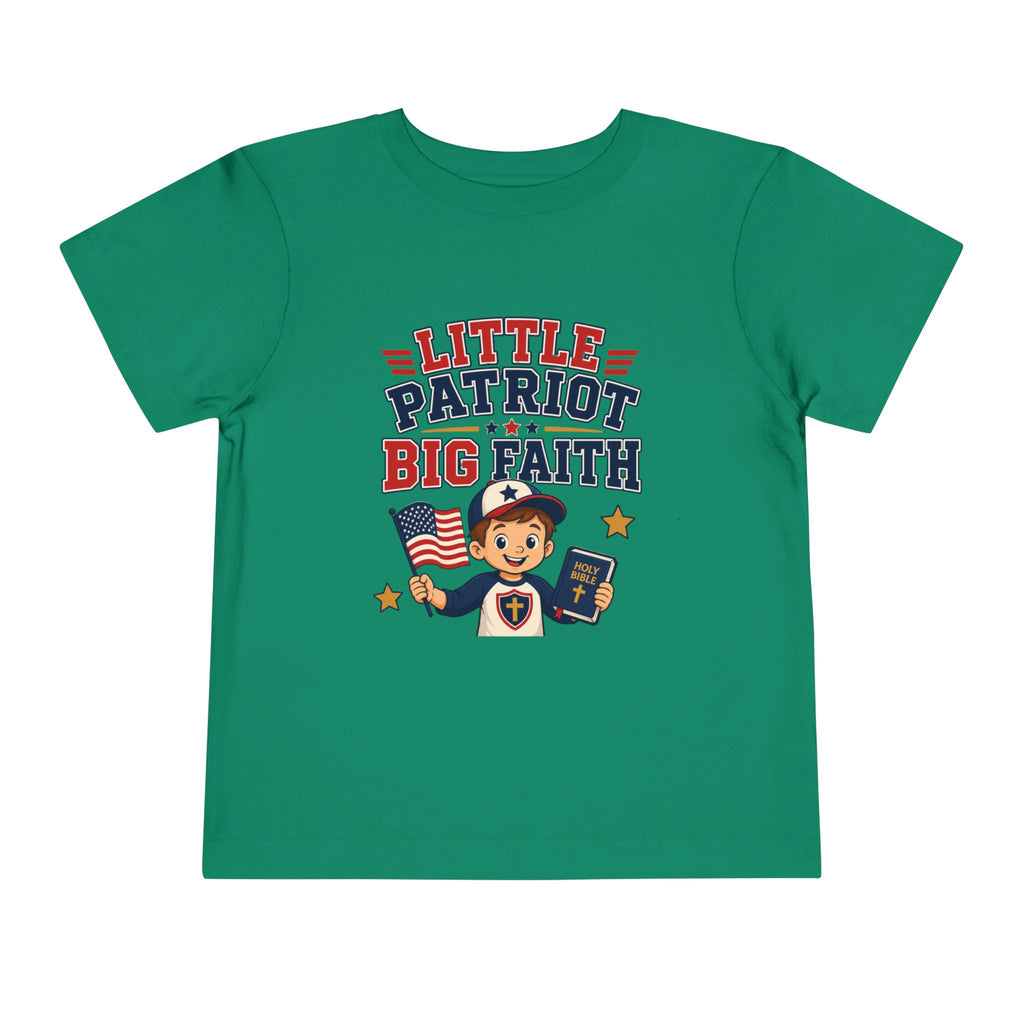 Little Patriot Big Faith Shirt