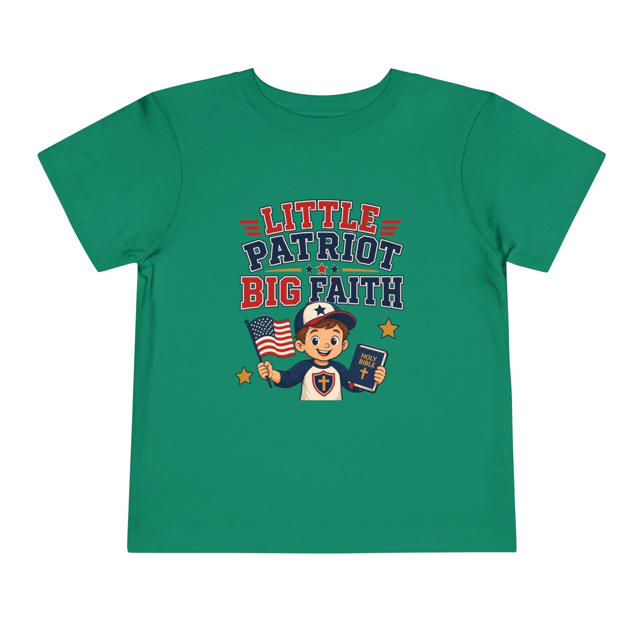 Little Patriot Big Faith Shirt
