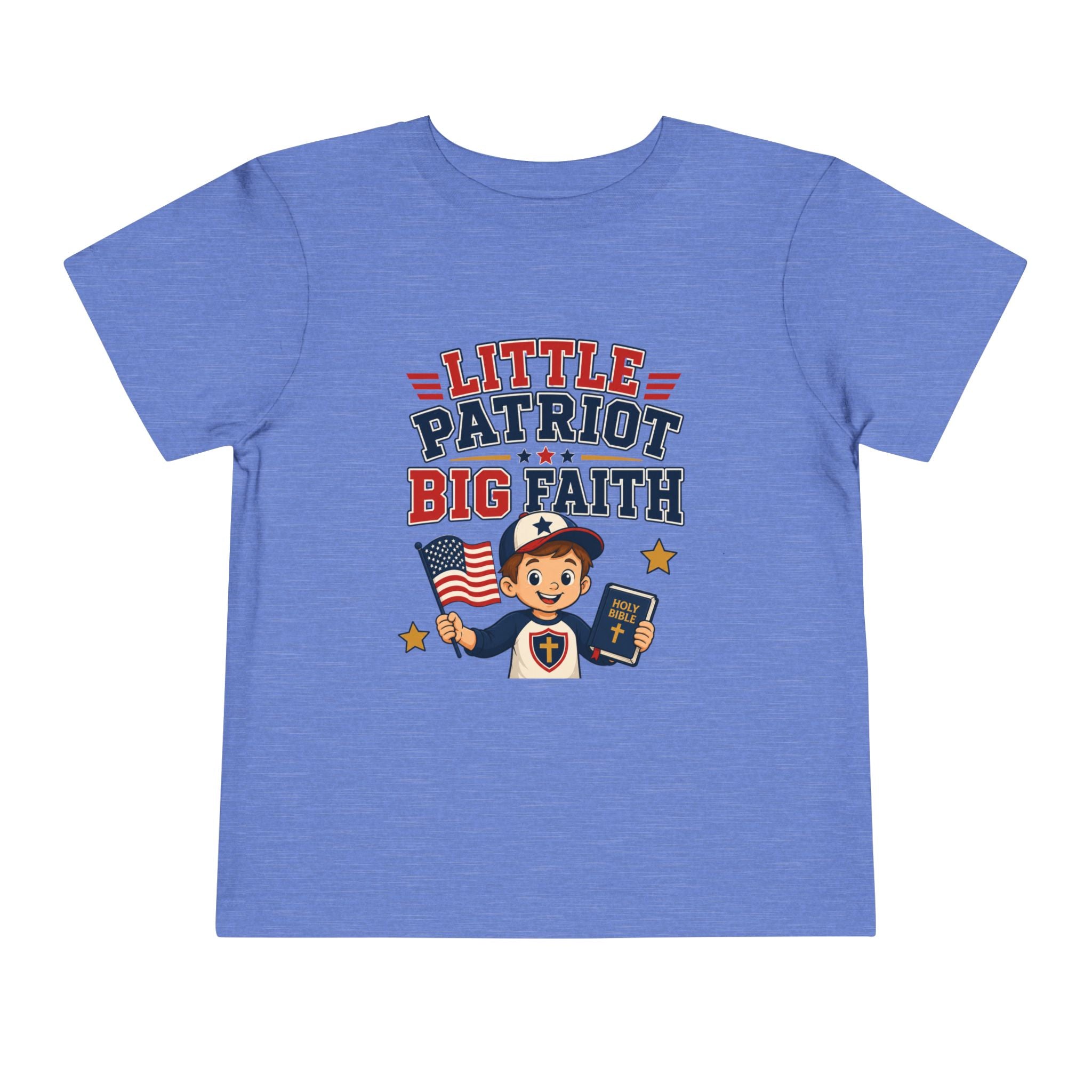 Little Patriot Big Faith Shirt