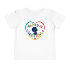 Raised in Gods Love Heart Shirt