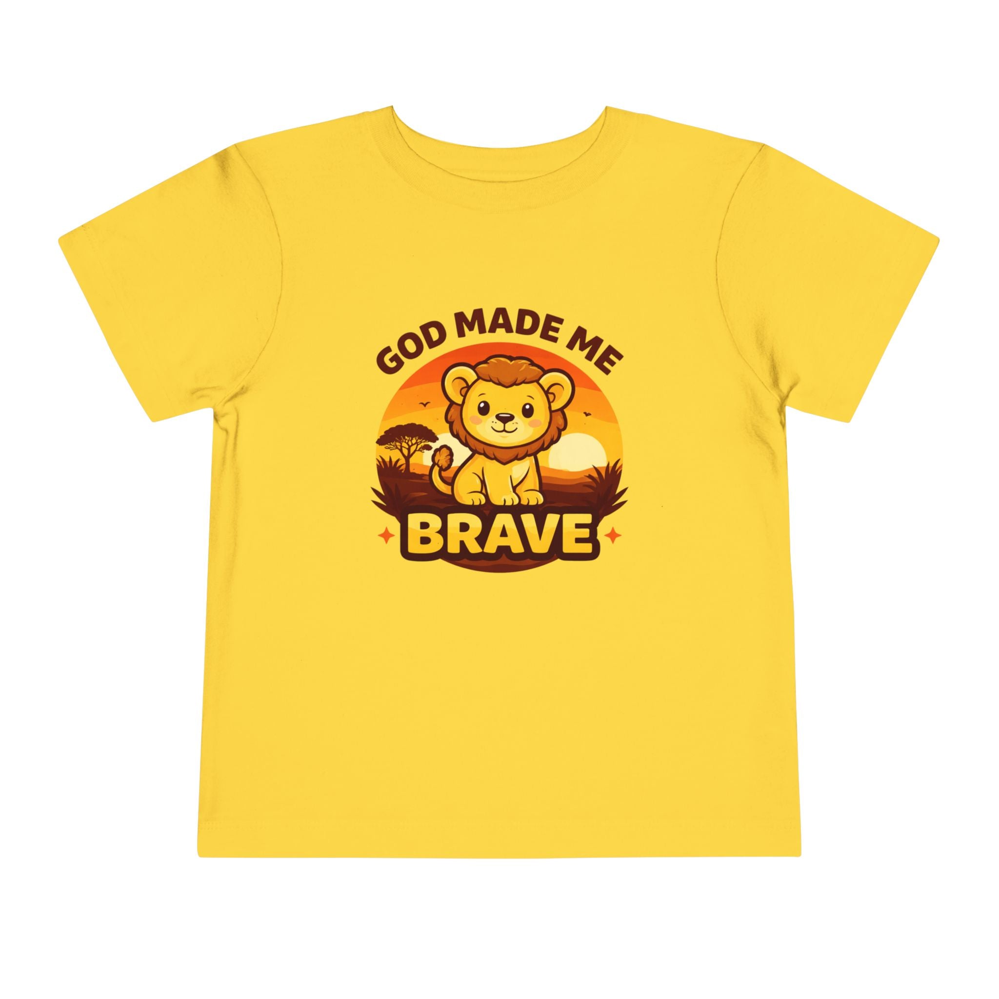God Made Me Brave Toddler T-shirt