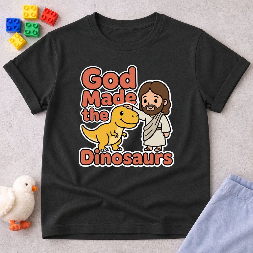 God Made The Dinosaurs Toddler T-shirt