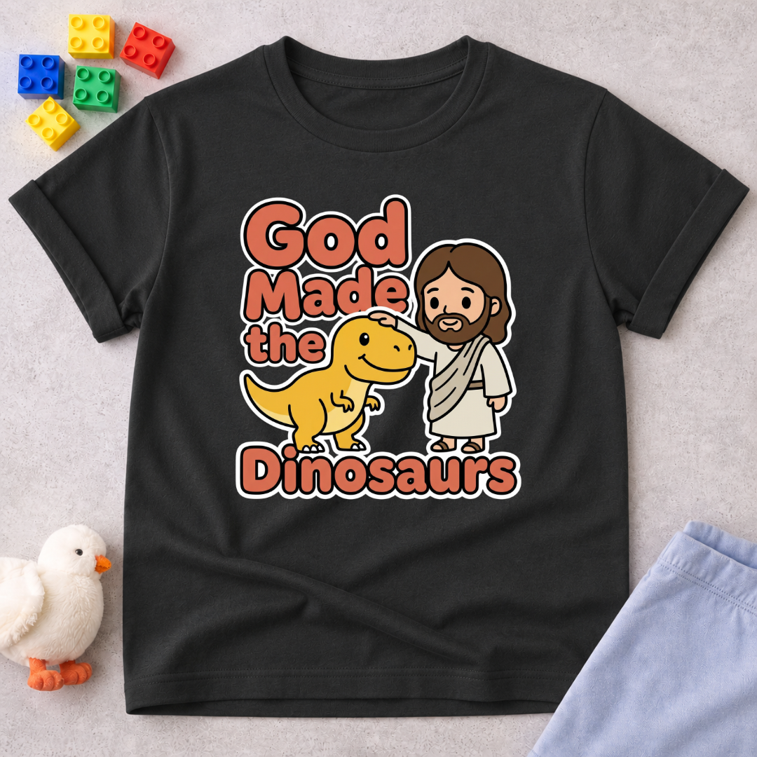 God Made The Dinosaurs Toddler T-shirt