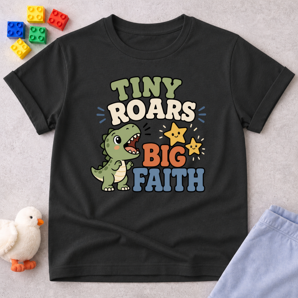 Tiny Roars Big Faith Toddler T-shirt