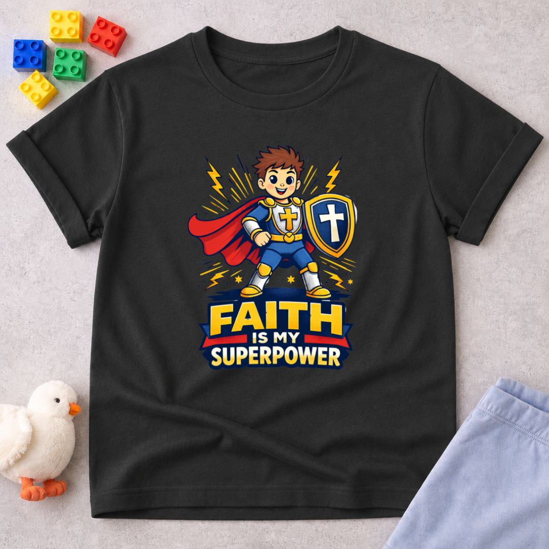 Faith Is My Superpower Toddler T-shirt