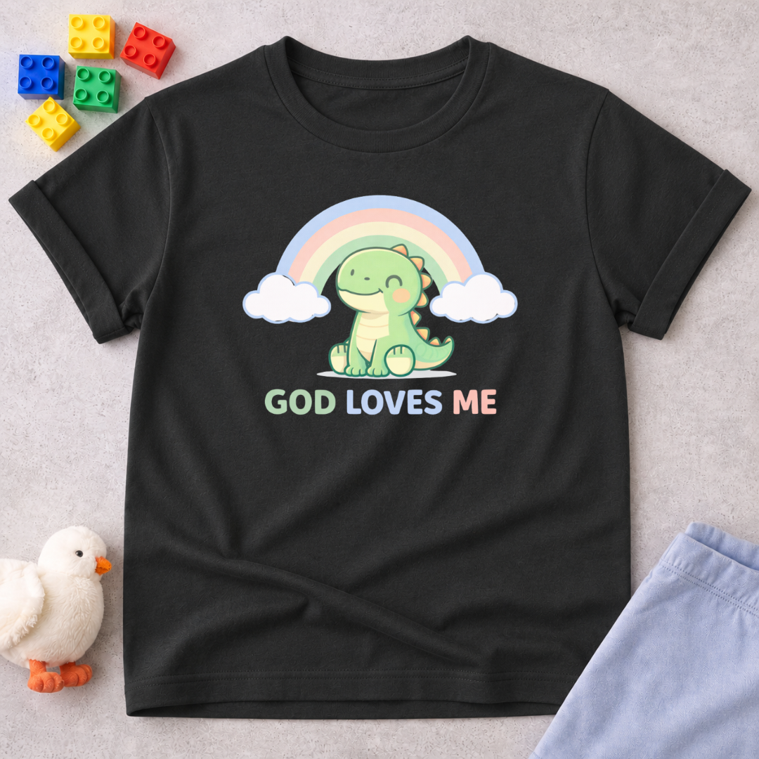 God Loves Me Much Toddler T-shirt