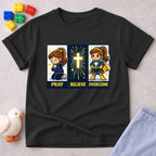 Pray Believe Overcome V2 Toddler T-shirt