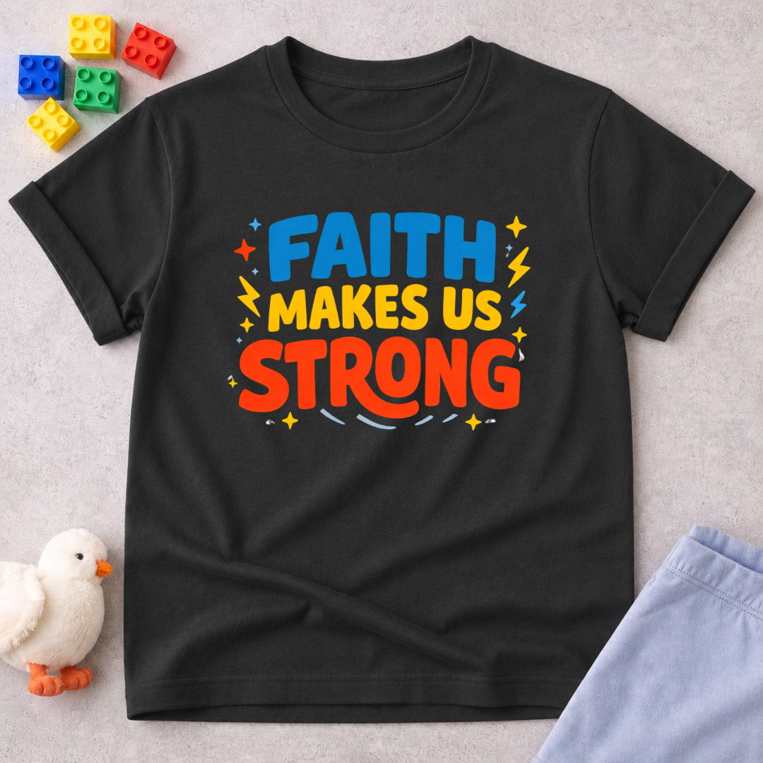 Faith Makes Strong Toddler T-shirt