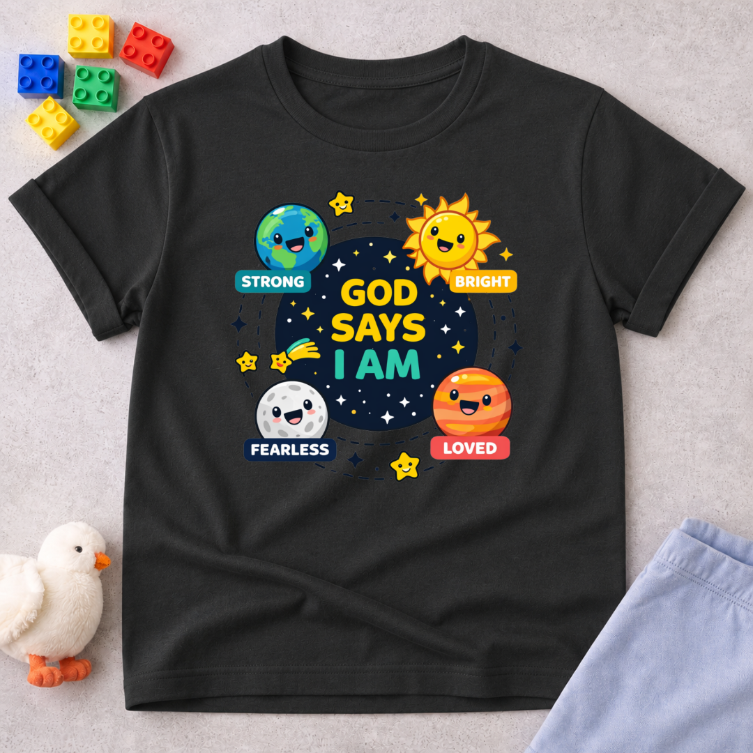 God Says I'm Fearless Toddler T-shirt