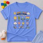 God Made Shapes And Colors Toddler T-shirt