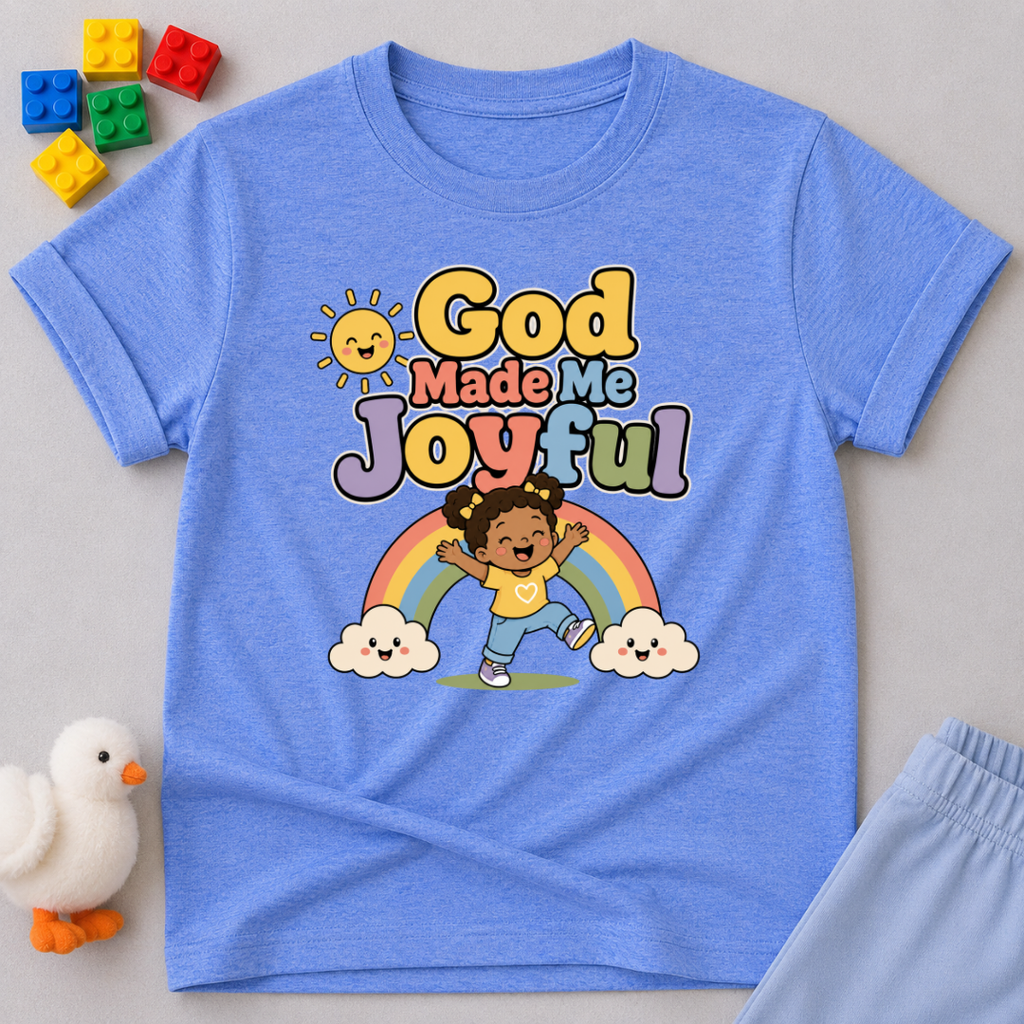 God Made Me Joyful Toddler T-shirt