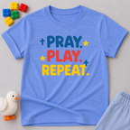 Pray Play Repeat Toddler T-shirt