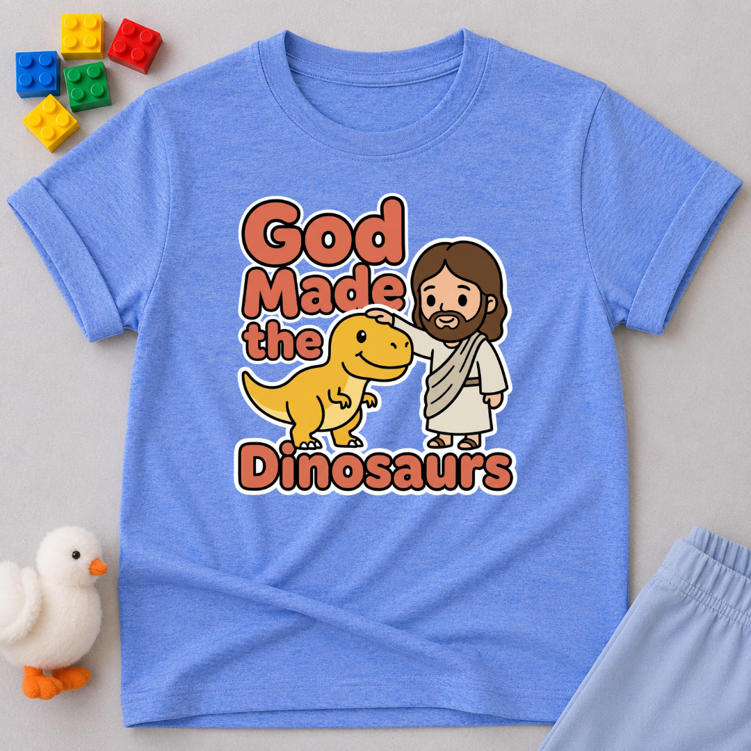 God Made The Dinosaurs Toddler T-shirt
