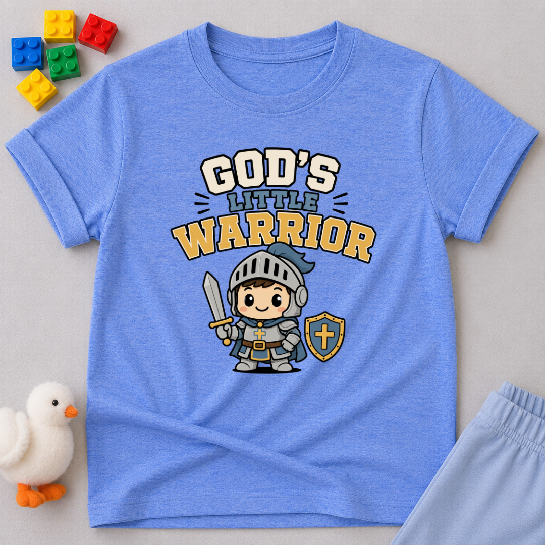 Gods Little Warrior Toddler T-shirt