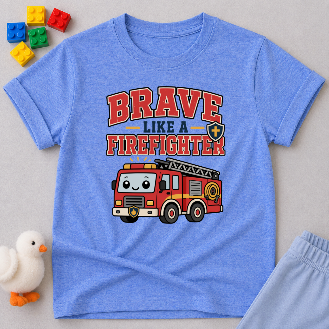 Brave Like A Firefighter Toddler T-shirt