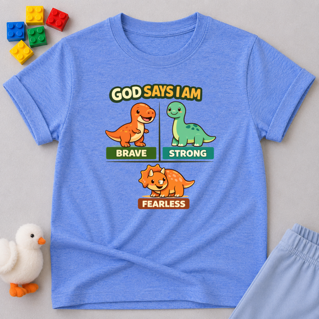 God Says I'm Strong Toddler T-shirt